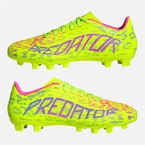 adidas Mens Predator Club FG/MG Firm/Multi Ground Football Boots Lucid Lemon/Blue Fusion/Lucid Pink