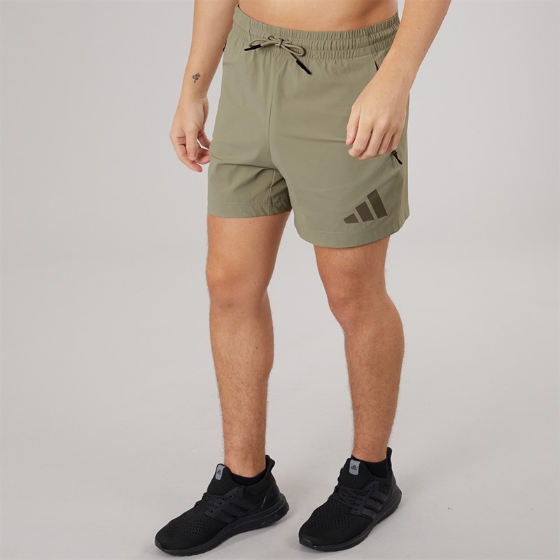 adidas Mens Z.N.E Woven Shorts Putty Beige