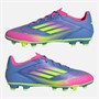 adidas Mens F50 Club FG/MG Firm/Multi Ground Football Boots Blue Fusion/Lucid Lemon/Lucid Pink