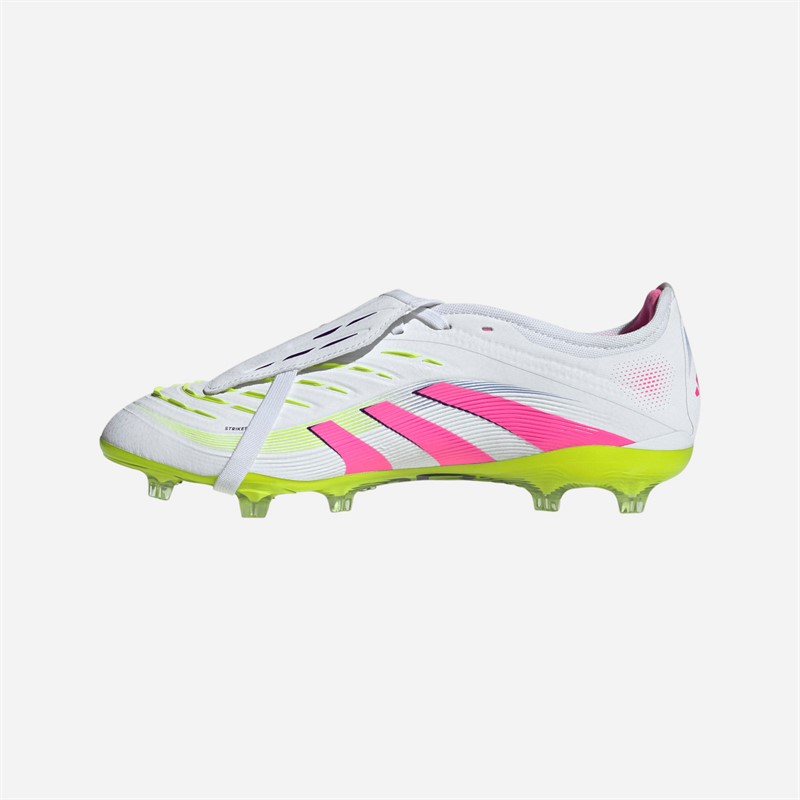 adidas Mens Predator Pro FT FG Firm Ground Football Boots Cloud White/Lucid Pink/Lucid Lemon