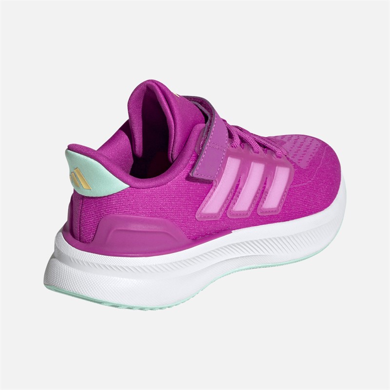 adidas Kids Ultrarun 5 Neutral Running Shoes Flash Pink/White/Orange