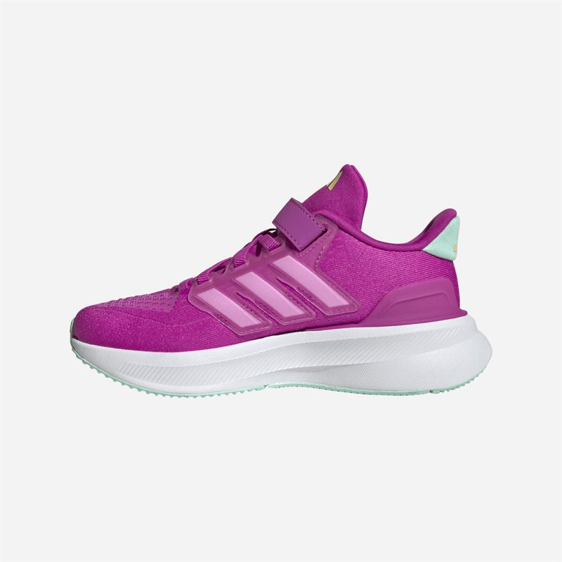 adidas Kids Ultrarun 5 Neutral Running Shoes Flash Pink/White/Orange