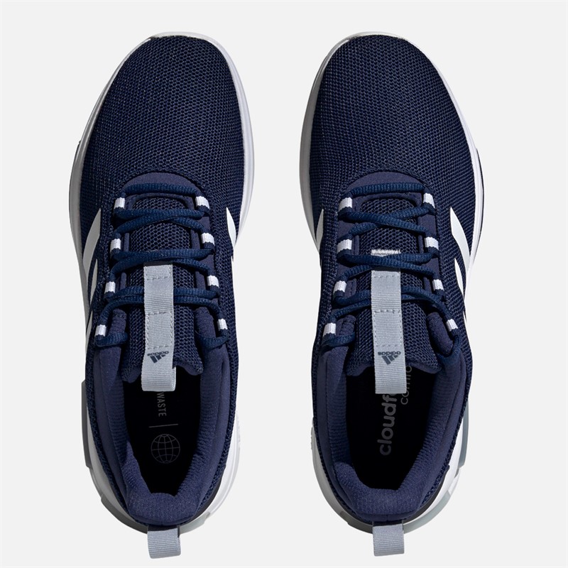 adidas Mens Racer TR23 Trainers Dark Blue/Cloud White/Halo Silver