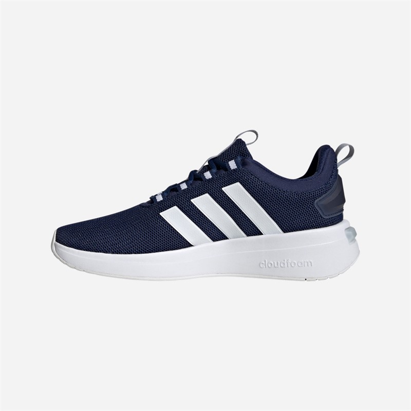 adidas Mens Racer TR23 Trainers Dark Blue/Cloud White/Halo Silver
