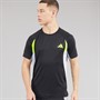 adidas Mens Tech Apparel Colorblock Training T-Shirt Black