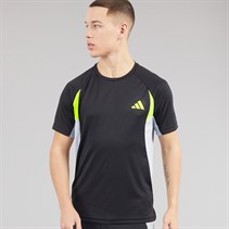 adidas Mens Tech Apparel Colorblock Training T-Shirt Black