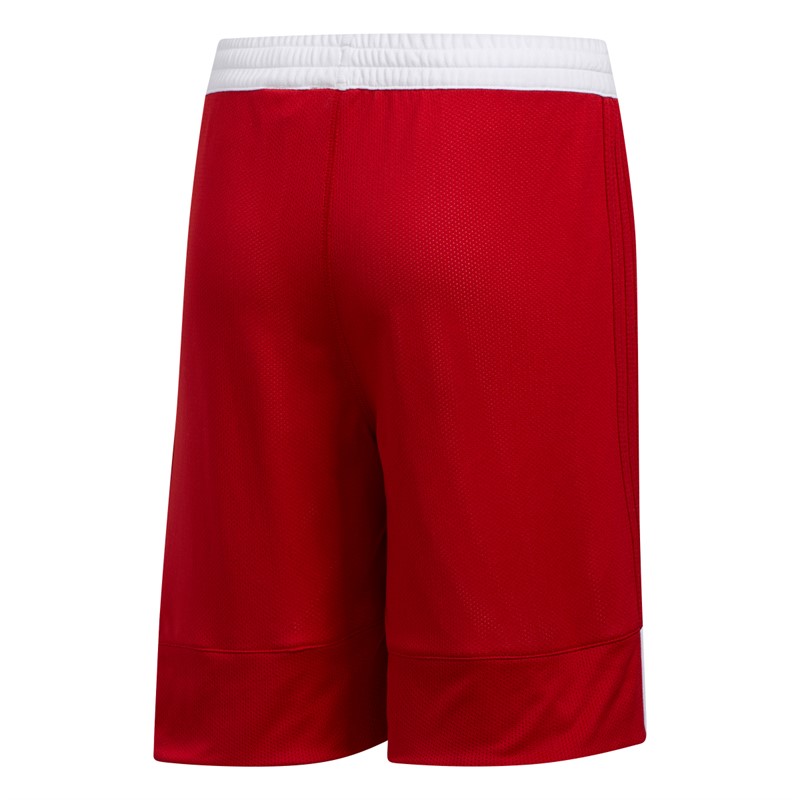 adidas 3G Speed dwustronne spodenki do koszykówki dla młodzieży kolor Power Red/Biały