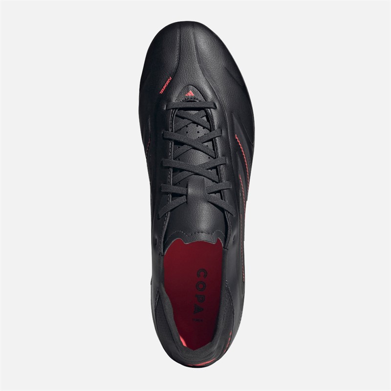 adidas Herren Copa Pure 3 Liga FG/MG fester Boden/Multiboden Fußballschuhe Core Black/Carbon/Lucid Red