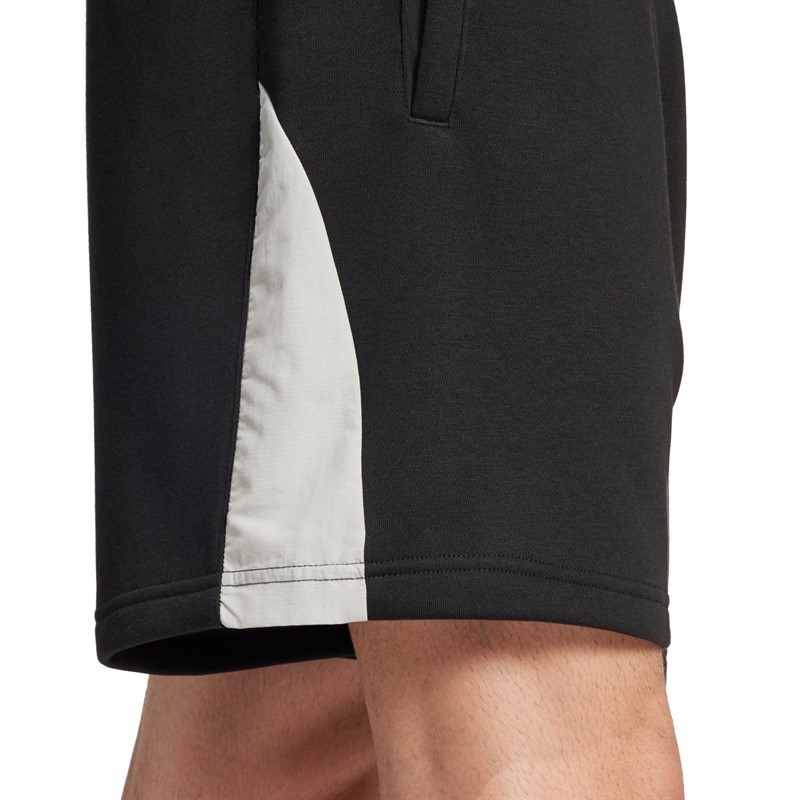 adidas Herren Saisonale Essentials Farbblock Shorts Schwarz