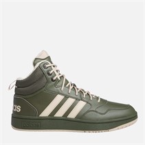 adidas Herren Hoops 3.0 Mid Fell Futter Turnschuhe Night Cargo/Clay Brown/Core Black