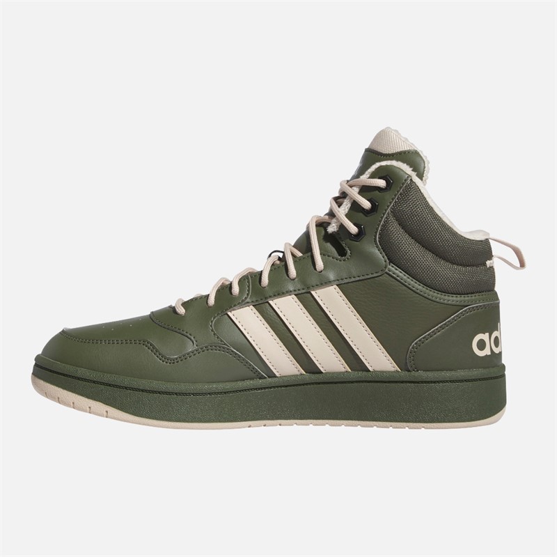 adidas Herren Hoops 3.0 Mid Fell Futter Turnschuhe Night Cargo/Clay Brown/Core Black