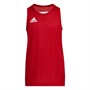 adidas Junior 3G Speed Wendbare Basketballtrikot Power Red/Weiß