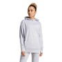 adidas AEROREADY Game And Go Hoodie dla niej kolor Glory Grey/Biały