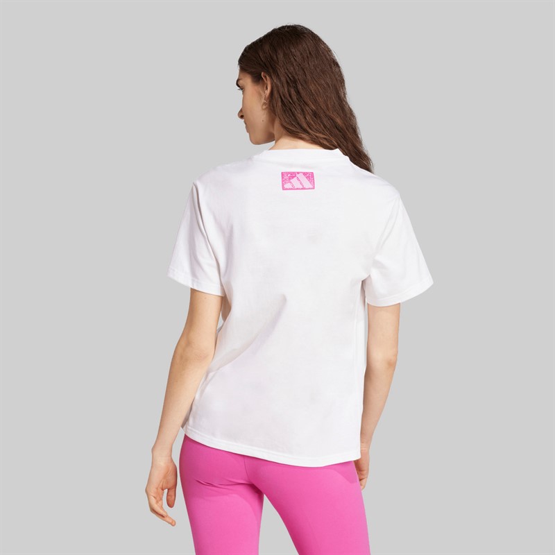adidas Koszula z grafiką dla niej kolor Biały