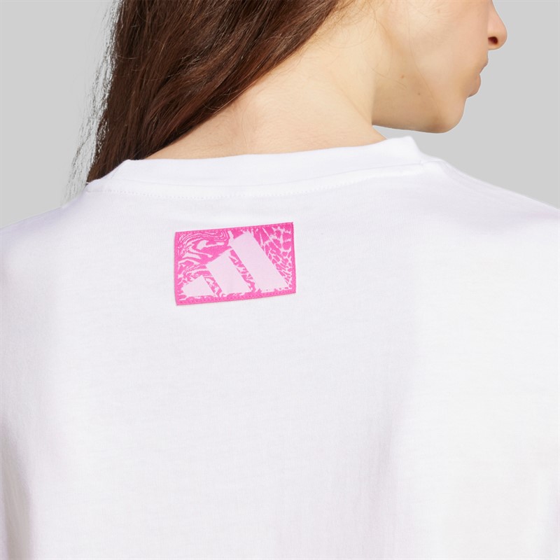 adidas Koszula z grafiką dla niej kolor Biały