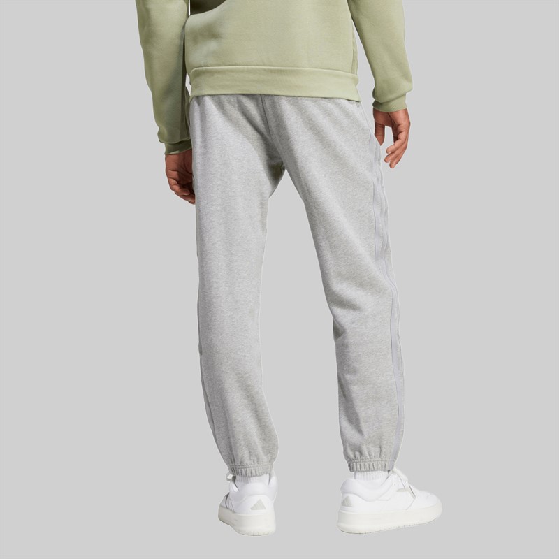 adidas Dresy z francuskiego frotte z z logo dla niego kolor Medium Grey Heather