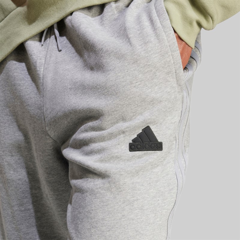 adidas Dresy z francuskiego frotte z z logo dla niego kolor Medium Grey Heather