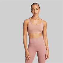adidas Biustonosz o lekkim wsparciu All Me Essentials dla niej kolor Warm Clay