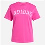 adidas Koszula z nadrukiem graficznym dla niej kolor Semi Lucid Fuchsia