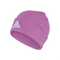 adidas Czapka z pomponem z z logo kolor Fioletowy/Biały