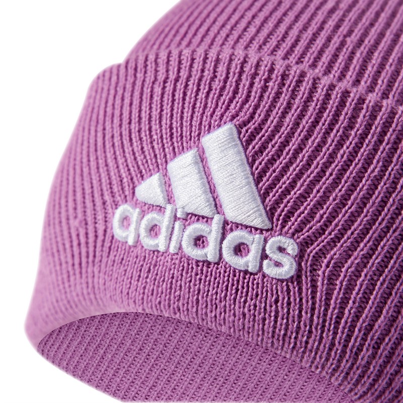 adidas Logo ribbet hue Lilla/Hvid