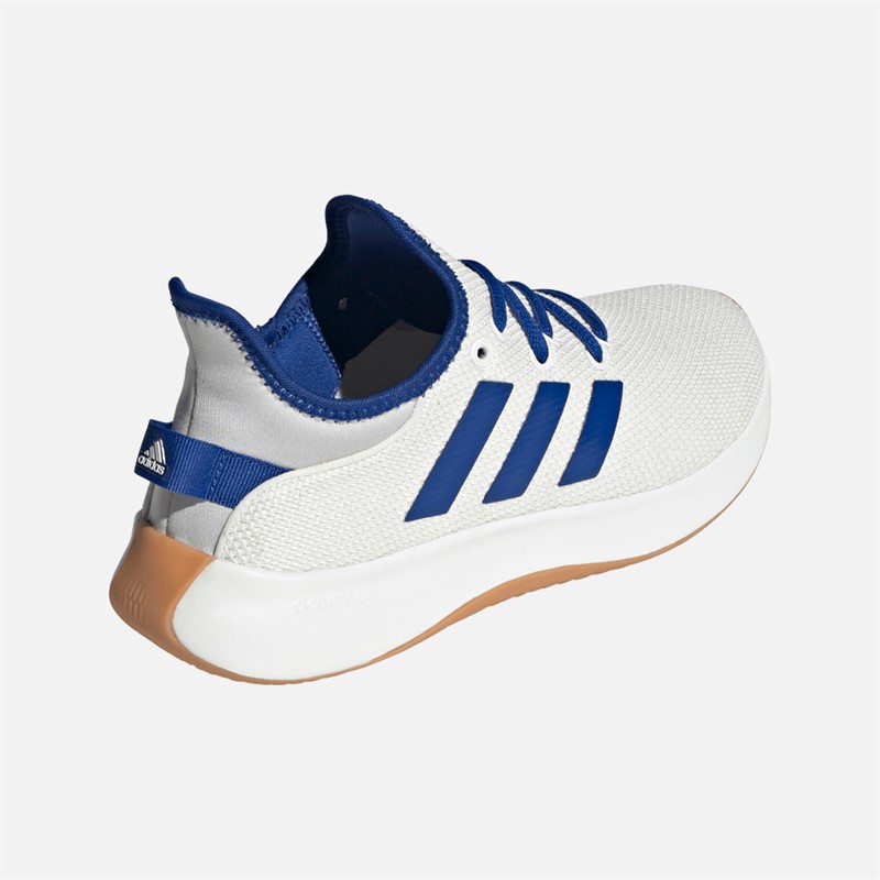 adidas Damen Cloudfoam Pure Trainer Core White/Royal Blue/Grey One