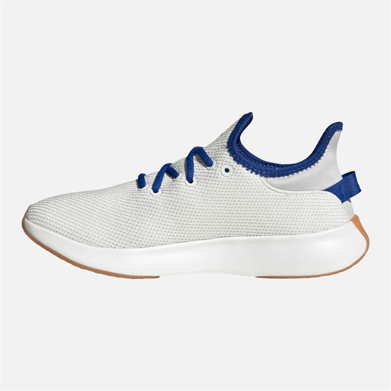 adidas Damen Cloudfoam Pure Trainer Core White/Royal Blue/Grey One
