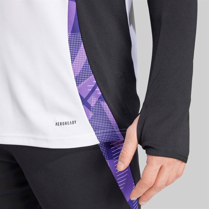 adidas Treningowy top zamkiem 1/4 DFB Niemcy dla niego kolor Biały