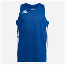 adidas Junior 3G Speed vendbar basketballtrøje Collegiate Royal/Hvid