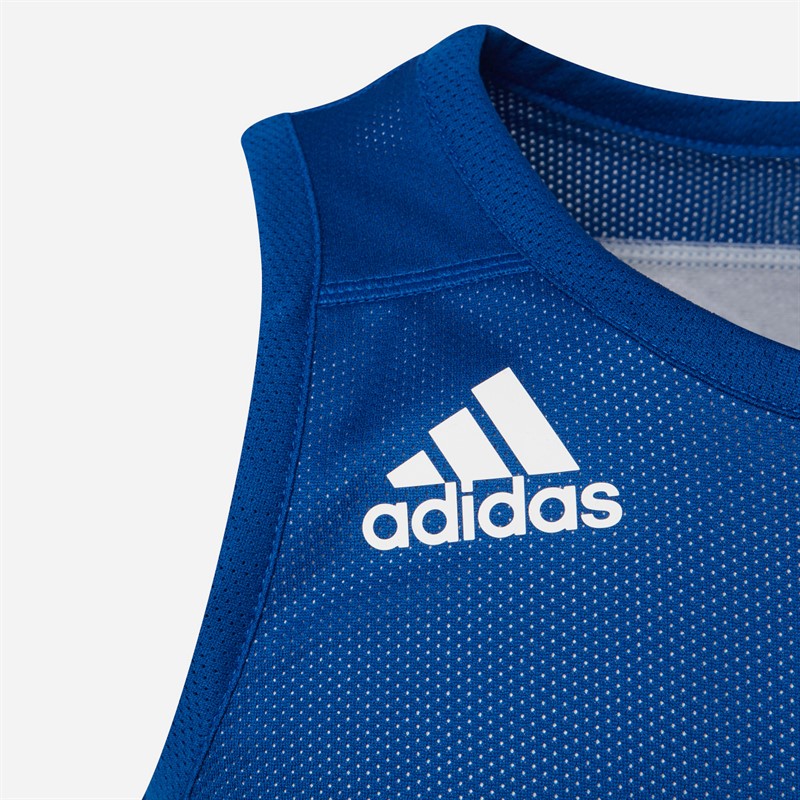 adidas 3G Speed Dwustronna koszulka do koszykówki dla młodzieży kolor Collegiate Royal/Biały