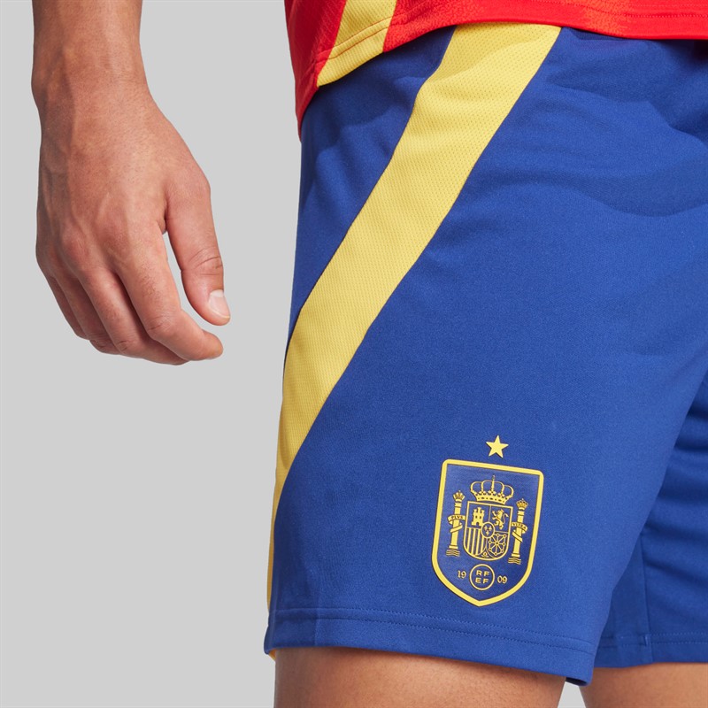 adidas Herren FEF Spanien 23/24 Heim Shorts Victory Blue