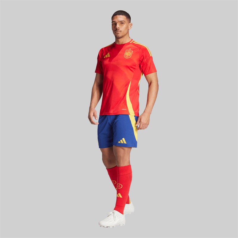 adidas Herren FEF Spanien 23/24 Heim Shorts Victory Blue