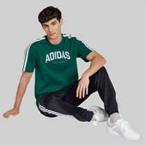 adidas T-shirt z grafiką dla niego kolor Collegiate Green