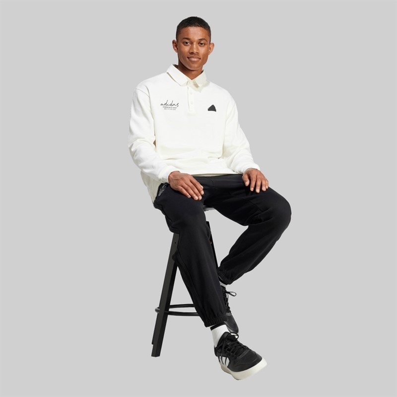 adidas Dresy z francuskiego frotte z z logo dla niego kolor Czarny