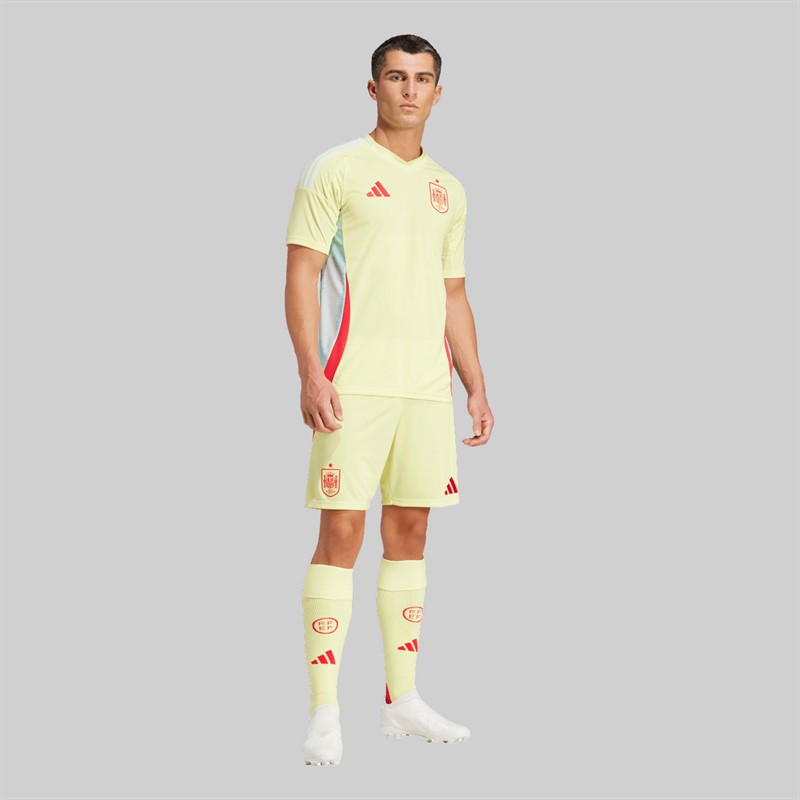 adidas Herren FEF Spanien 24 Auswärts Shorts Pulse Yellow
