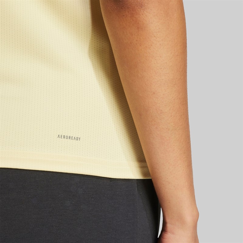 adidas dla niej Koszulka Zaprojektowana Do Treningu dla niej kolor Powder Yellow