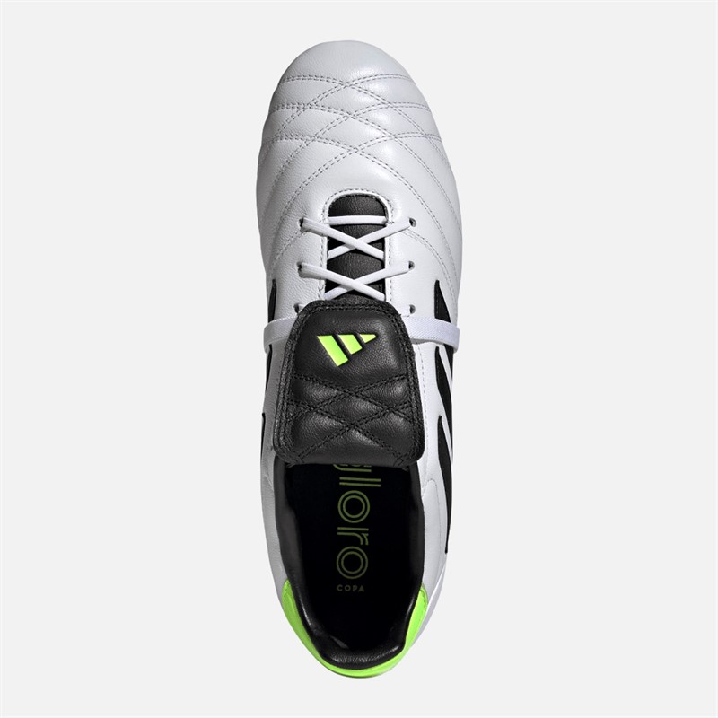 adidas Herren Copa Gloro FG Fester Boden Fußballschuhe Cloud White/Core Black/Lucid Lemon