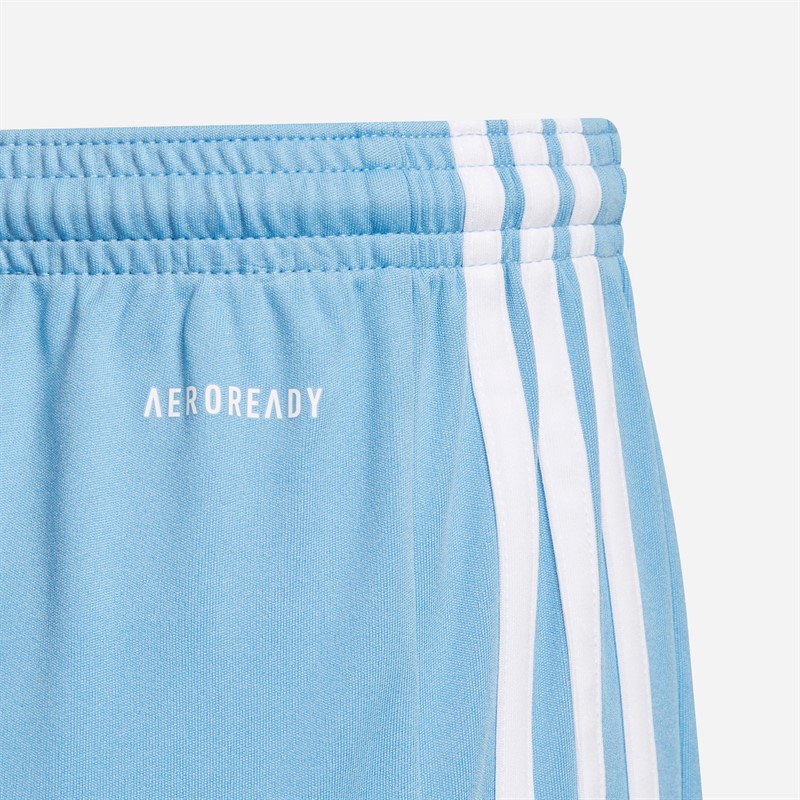 adidas Squadra 21 spodenki dla chłopca kolor Team Light Blue/Biały