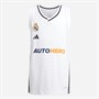 adidas Junior RMB Real Madrid 24/25 Heim Basketball Trikot Weiß