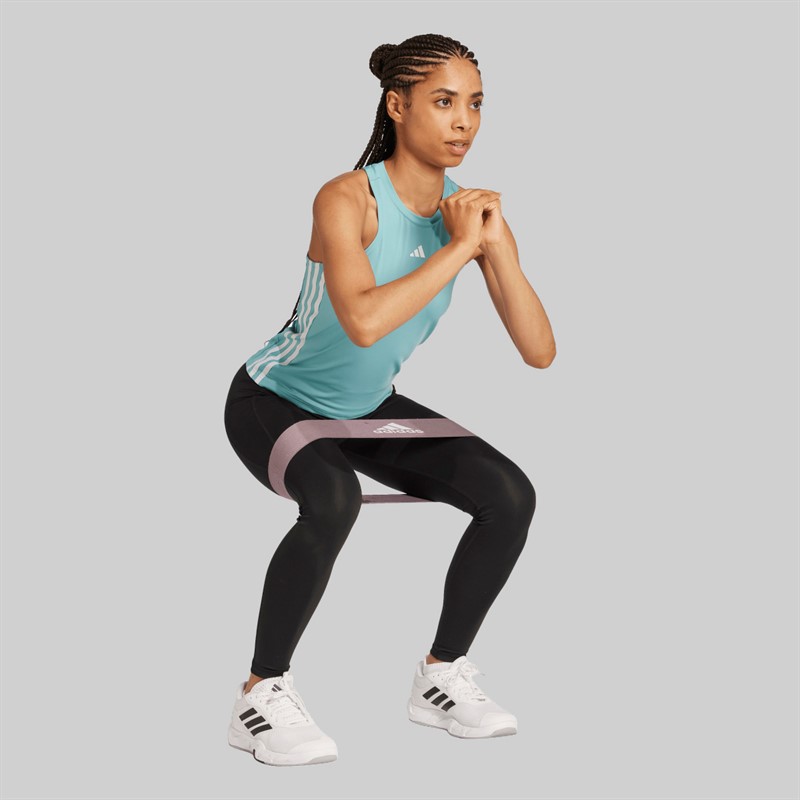 adidas AEROREADY koszulka bez rękawów Train Essentials 3-Stripes dla niej kolor Mint Tone/Biały