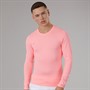 adidas Herren Tech Fit Langarm T Shirt Pink Spark