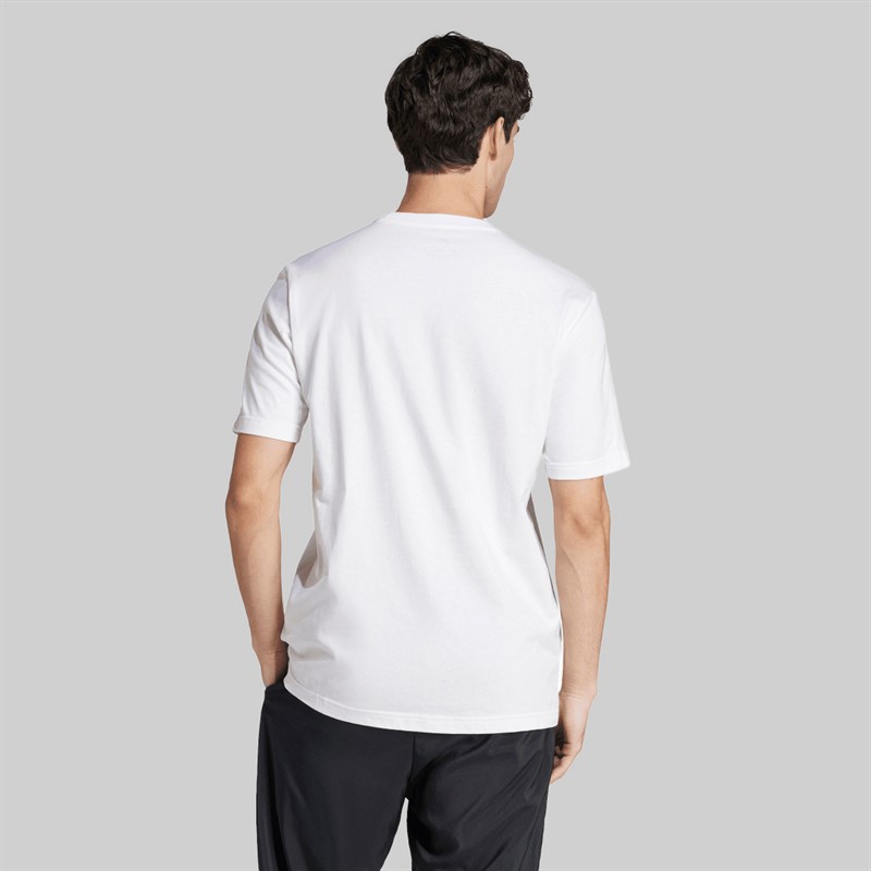 adidas Herren Codes Camo Grafik T Shirt Weiss