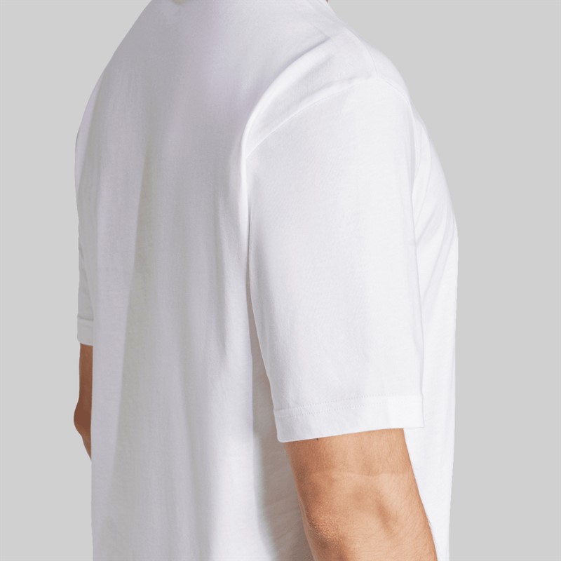 adidas Herren Codes Camo Grafik T Shirt Weiss