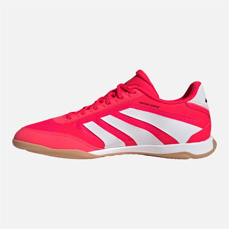 adidas Herren Predator League IN Indoor Fußball Schuhe Lucid Red/Cloud White/Core Black
