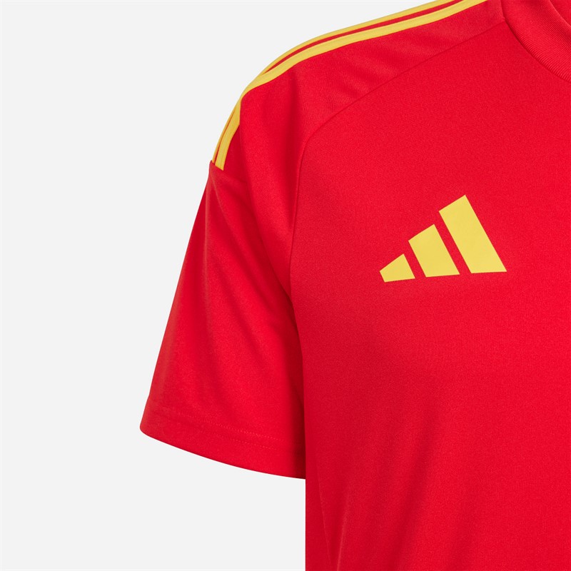 adidas Herren FEF Spanien 23/24 Heim Fan Trikot Better Scarlet