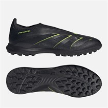 adidas Herren Predator League Schnürsenkellose TF Astro Fußballschuhe Core Black/Carbon/Lucid Lemon
