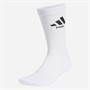 adidas Paris Logo Gepolsterte Sportsocken Weiß/Schwarz