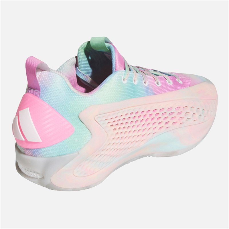 adidas Herren Anthony Edwards 1 Low Trainer Cloud White/Acid Orange/Bliss Pink