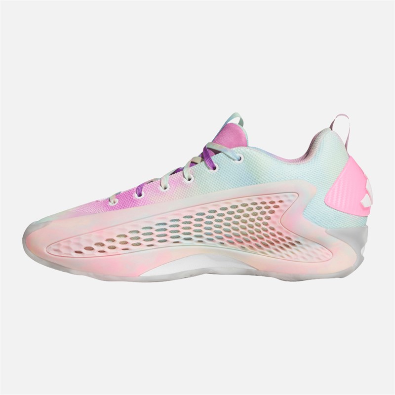 adidas Herren Anthony Edwards 1 Low Trainer Cloud White/Acid Orange/Bliss Pink