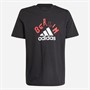 adidas Herren Berlin Grafik T Shirt Schwarz